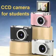 Fotocamera digitale, fotocamera ad alta definizione adatta per fotografia, registrazione video, messa a fuoco automatica, fotocamera ad alta risoluzione, anti-shake, zoom digitale 8x e fotocamere digitali, adatta come regalo di compleanno, Capodanno e Natale per principianti adulti