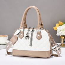 Women Crossbody - 款式一卡其拼白 - 查看 4