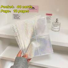 10pcs A5 Size Transparent Refill Pages, Durable PP Material, Suitable For Office Supplies, Business Cards And Photo Albums,For School Supplies,Back To School - As Shown In the Figure - View 12