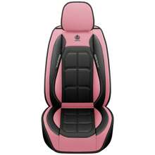 通用 PU 皮革汽车座椅套、赛车座椅套、前部单/套、易于安装和清洁、透气柔软防滑保护套适合大多数车辆（驾驶员和乘客）