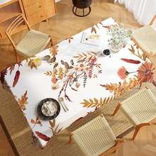 Elegant & Durable 100% Polyester Tablecloth – Stain-Resistant, Wrinkle-Free, Easy To Clean | Perfect Fit For 120x160 Cm & 160x220 Cm Tables | Premium Quality Made In Turkey - Brown - View 2
