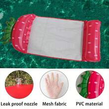 1 Stück aufblasbarer fruchtförmiger Poolschwimmer, Erwachsenen Sommer Schwimmbad und Strandliege, Party Essentiell und perfektes Sommer Geschenk, multifunktionales Poolschwimmbett für Erwachsenen Urlaubs Spaß und Entspannung, Strandaccessoires - Verschiedenfarbig - Übersicht 8