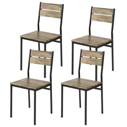 SoBuy Set Of 4 Dining Room Stools, Kitchen, Restaurant FST72-Nx4