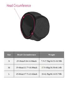 New Dog Calming Anxiety Wrap Head Collar, Anti-Fright, Anti-Thunder, Waterproof, Hook And Loop, Summer Swimming Waterproof Ear Cover