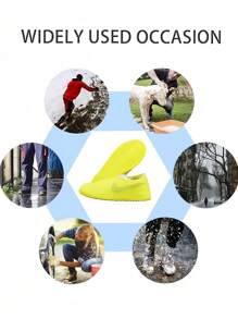 Rainproof Shoe Covers Wholesale Latex Waterproof Shoe Covers Thick Section Rainy Day Outdoor Silicone Rain Shoe Covers Anti-Slip Wearable Rain Boots Waterproof Shoe Covers Latex Anti-Slip Rainproof Shoe Covers Thickened Wearable Outdoor Waterproof Shoe Covers Rainproof Rain Boot Covers For Men And Women Shoe Size 34-40
