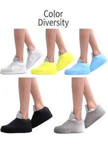 Rainproof Shoe Covers Wholesale Latex Waterproof Shoe Covers Thick Section Rainy Day Outdoor Silicone Rain Shoe Covers Anti-Slip Wearable Rain Boots Waterproof Shoe Covers Latex Anti-Slip Rainproof Shoe Covers Thickened Wearable Outdoor Waterproof Shoe Covers Rainproof Rain Boot Covers For Men And Women Shoe Size 34-40
