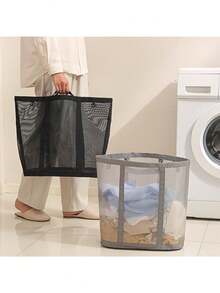 Panier à linge pliable, sac de rangement pour vêtements sales avec poignées, panier à linge portable séparé, idéal pour la chambre, la buanderie, la salle de bain, les jouets et autres articles, cadeau de Noël, cadeau de fête des Mères, rangement