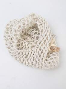 BAILEE Fashionable Colorful Polyester Yarn Hand-Woven Pattern Handbag With Ocean Pendant, Suitable For Vacation - White - View 11
