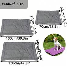 1pc Foldable & Portable Dog Outdoor Mat, Camping Pet Pad, Car Seat Pet Mat, Outdoor Pet Sleeping Pad, Collapsible & Carry-On Pet Mat