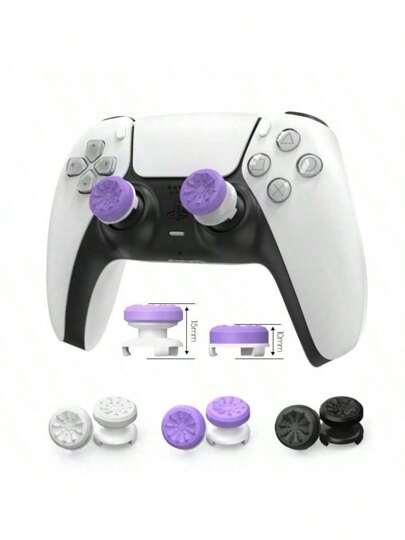 NEW 2PCS Freek Galaxy Performance Thumb Grip Caps Silicone Analog Stick Caps Cover For P4/5 Series Controller Silicone Cap Seven Colours Increase Adhesion, Feel Appropriate, And Enhance User Experience
