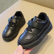 Children's White Shoes, New Spring And Autumn Sports Shoes For Boys And Girls, Casual Sneakers, Soft-Soled Baby Shoes - 黑色 - 查看 6