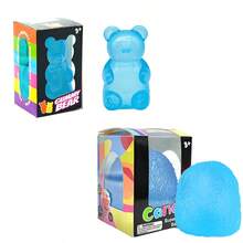 缓解压力的柔软挤压水果糖感官耐力玩具，麦芽糖烦躁玩具盒套装，便携式小礼物 - 糖果 - 查看 24