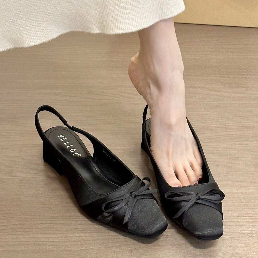 Women Flats - 黑色 - 查看 1