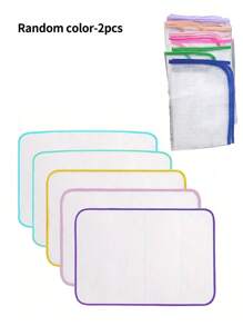 1/2/4/6pcs High Temperature Ironing Cloth Ironing Pad Household Protective Insulation Against Pressing Pad Boards Mesh Cloth(Random Color)