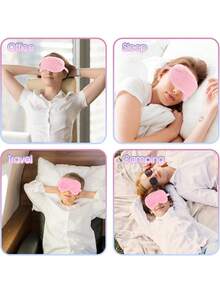 Personalized Sleep Mask Customized Eye Masks Custom Satin Eye Mask Bridesmaid Propossal Gift Custom Gift For Bridesmaid Bachelor Party Gifts Sleep Mask Pamper Party Bridesmaid Gifts - Multicolor - View 6