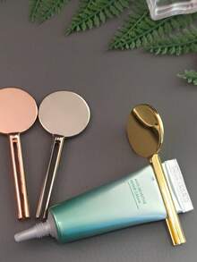 1pc Stainless Steel Hand Cream And Mini Toothpaste Squeezer - Easy Dispenser For Tubes - Hand Cream Roller - Bathroom Accessory Back To School - Multicolor - View 10