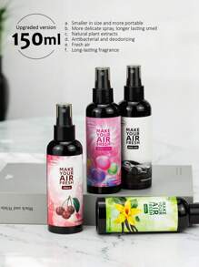 1 pieza/2 piezas, Ambientador para el hogar de 9 fragancias, ambientador potente para el hogar, el auto y la ropa, spray ambientador, refresca el aire y elimina olores, calma las emociones, crea una atmósfera romántica, disponible en fragancias de cereza, vainilla, chicle de burbujas y otros aromas, apto para hogar, oficina, autos, baños, salas de estar, dormitorios, habitaciones de mascotas, fiestas, bodas