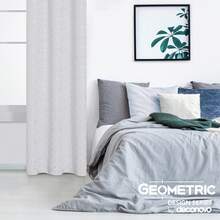 2 Pcs Blackout Curtains For Bedroom & Living Room - Diamond Foil Print, Grommet Top, Thermal Insulated & Room Darkening (Blocks Sun, Saves Energy) - 特白色 - 查看 3