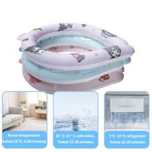 MINISO Sanrio My Melody 3D Air-Cooling Neck Wrap, Soft TPU Material With Blue Ear Detailing, Quick-Acting Cooling Effect, Suitable For Commuting, Travel & Long Hours In The Heat(1PC) - Pink - View 7