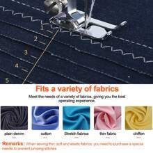 505A Mini Sewing Machine With 42-Piece Sewing Kit, 25 Patchwork Pieces And Thread Holder, EU Plug