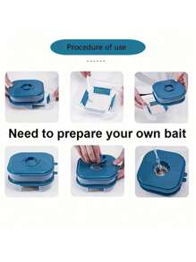 1/2pcs Cockroach Trap, Suitable For Spiders, Ants, Cockroaches - A Must-Have Item For Kitchens, Bedrooms, And Homes, With Physical Capture. It Can Also Be Used For Peace Of Mind For Baby, Pregnant Women, And Pets At Home - Multicolor - View 2