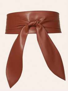 Women Obi Belt Fashion Wrap Around Wide Waistband Knotted Belt For Dress Halloween Costume - Multicolor - View 2