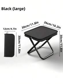 Portable Folding Camping Stool, Lightweight & Travel-Friendly Chair For Camping, Fishing, Commuting, Queuing Outdoor Activities