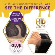 DSensationnel Butta Lace Wigs Unit 7 Extra Wide 5 Inch Deep Parting Synthetic Preplucked Hairline L Lacefront 1 JETBLACK 7001 - 1JetBlack - View 5