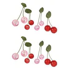 樱桃迪斯科球装饰，双镜面球樱桃装饰，适用于 DJ 俱乐部舞台酒吧派对婚礼节日装饰家居装饰 - 彩色 - 查看 10