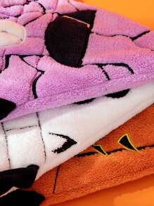 Toalha de Mão Monstro Única - Ultra Absorvente, Toalha de Coral Fleece Grossa para Cozinha e Banheiro com Alça de Pendurar - Lembrancinhas Festivas Perfeitas, Melhor Escolha!