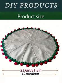 1 Piece Rose Bouquet Blanket, Handmade DIY Material Kit, Crochet Flower Blanket, Bellflower Blanket, Holiday Handmade Gift, Wedding Souvenir Birthday Gift - 彩色 - 查看 6