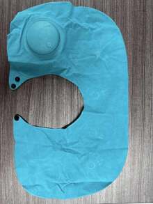 Inflatable U-Shape Neck Pillow, Portable Airplane Travel Neck Support Cushion - Multicolor - View 15