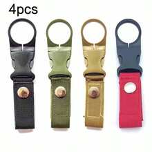 1/4件水瓶挂扣 饮料杯挂带夹 多功能挂扣 适用于户外运动露营徒步 - 黑色 - 查看 15