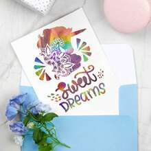 Rose Gold Holographic Permanent Vinyl, Iridescent Brushed Permanent Vinyl, 6 Sheets Rose Adhesive Vinyl, For DIY Cups, Home, Auto, Holiday Decor, 12" X 10" - Vàng hồng - Xem 4
