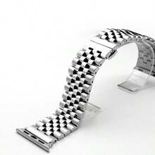 二合一表带+表壳套装，兼容44mm/45mm/40mm/41mm/49mm手表，超薄49mm不锈钢表带，TPU表带和表壳，兼容SE/9/8/7/6/5/4/3/2/1，42mm/38mm可调节表带，兼容配件 - 銀色 - 查看 7