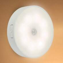 6pcs Wireless Wall Lights With LED Motion Sensor, Rechargeable Night Lights With Auto On/Off, Suitable For Kitchen, Bedroom, Living Room, Hallway, Bathroom, Room Decor