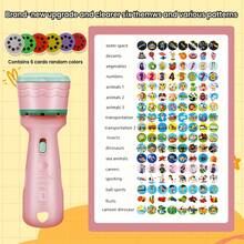 Interactive Children's Projection Toy With 48 Fun Patterns - Animals, Vegetables, Letters & More - Educational Science & Math Learning For Family Parties & Birthday Gifts - Bat Operated, For Ages 3+, Interactive Learning|Playful Patterns|Colorful Design - Multicolor - View 9