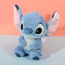 Miniso MOINISO 正版史迪奇基础款毛绒玩偶，7.09*11.02英寸，触感柔软，可爱有趣，适合装饰客厅和卧室，是完美的生日礼物（1个） - 藍色 - 查看 2