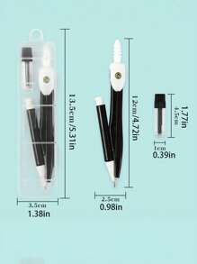 1pc Multifunctional Compass Set Geometry Tool, Used For Students And Professionals' Drawing Measurement And School Supplies, Painting, Architecture, Engineer Supplies, School Supplies, Back To School, Gifts (Pink, Blue, Yellow)