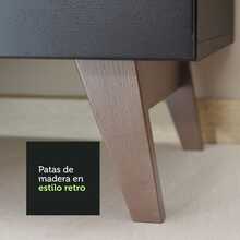 Cocina Integral Modular Completa Madesa Reims 260cm Negro Marrón - Negro y Marrón - Ver 9
