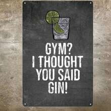 1 szt. Metalowy znak w stylu vintage, zabawny plakat z metalu, wielozadaniowa dekoracja z metalu z nadrukiem 2D, z wywierconymi otworami do łatwego zawieszenia, wystrój pokoju, wystrój domu, wystrój kuchni, wystrój biura, wystrój ogrodu, wystrój na zewnątrz, wystrój sypialni, wystrój salonu, wystrój kawiarni, wystrój restauracji, wystrój garażu, wystrój baru