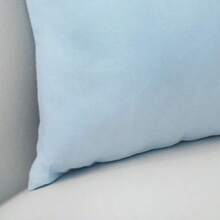 Printed Decorative Pillow With Full Zipper, Super Washable - 藍色 - 查看 2