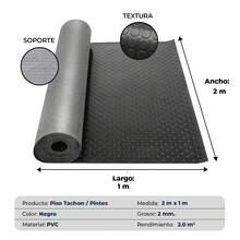 VINILMAX Plastic Flooring - 黑色 - 查看 6