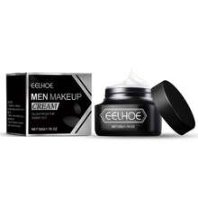 EELHOE Men's No-Makeup Cream Long Lasting Hydrating Oil-Control Concealer Nourishing Improve Rough Dry Skin Moisturizing Brightening Tightening Rejuvenate Face Care Cream - 黑色 - 查看 2