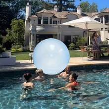 1 pièce Ballon d'eau gonflable géant rond, soulagement du stress, interactif, jouet de piscine, disponible en plusieurs tailles - Multicolore - Voir 9