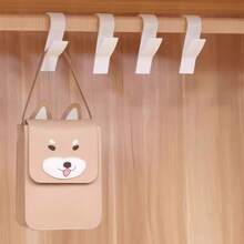 8/4pcs Multifunctional Towel Rack Hook, Strong Load-Bearing Non-Slip Bathroom Storage Rack, Punch-Free Kitchen And Bedroom Storage Rack, Bathroom Radiator Toilet Radiator Crossbar Bracket Hook (Suitable For Hanging Bath Towels/Clothing/Cleaning Tools) Back To School - Multicolor - View 8