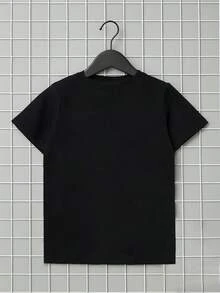 Camiseta Manga Corta para Niño con Diseño Racing y Estampado Estilo Deportivo Street 6‑16 Años - Negro - Ver 4