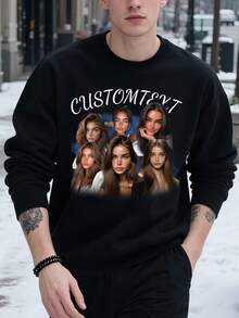 1PC Custom-Made Men's Base Top.With Its Personalized And Exclusive Design, It Serves As An Ideal Gift For Others. You Can Choose Your Favorite To Use As The Custom Pattern. Made With High-Quality Fabric And Featuring Eye-Catching Colors, It's Perfect For Gifting On Valentine's Day Or Anniversary Day.