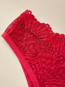 Bộ 4 chiếc quần lót nữ gợi cảm, quần lót trong suốt, quần lót cạp thấp, quần lót G-string màu trơn, quần lót nữ thoáng khí quyến rũ. - Nhiều màu - Xem 5