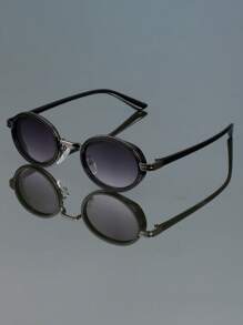 Ochelari de soare la modă cu ramă mică ovală din metal Steampunk vintage, noi, de înaltă calitate, stil stradal, pentru exterior, călătorii, ochelari de decorare pentru petreceri pe plajă, pentru bărbați și femei, versatili, eleganți, pentru afaceri, casual, purtați zilnic